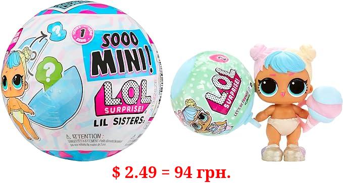 L.O.L. Surprise! Lil Sisters- with Collectible Lil Sister Doll, 5 Surprises, Mini L.O.L. Surprise! Ball, Limited Edition Dolls- Great Gift for Girls Age 4+