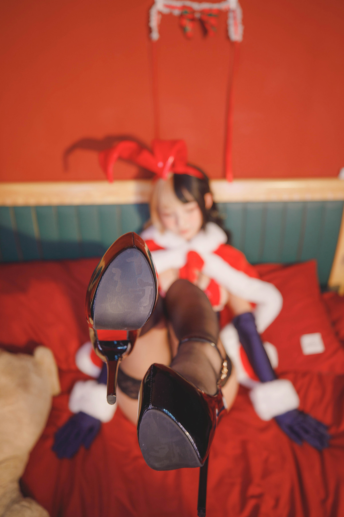 Cosplay 神楽坂真冬 绝对企画-圣诞小鹿《鹿の恩返し》 Set.02 39