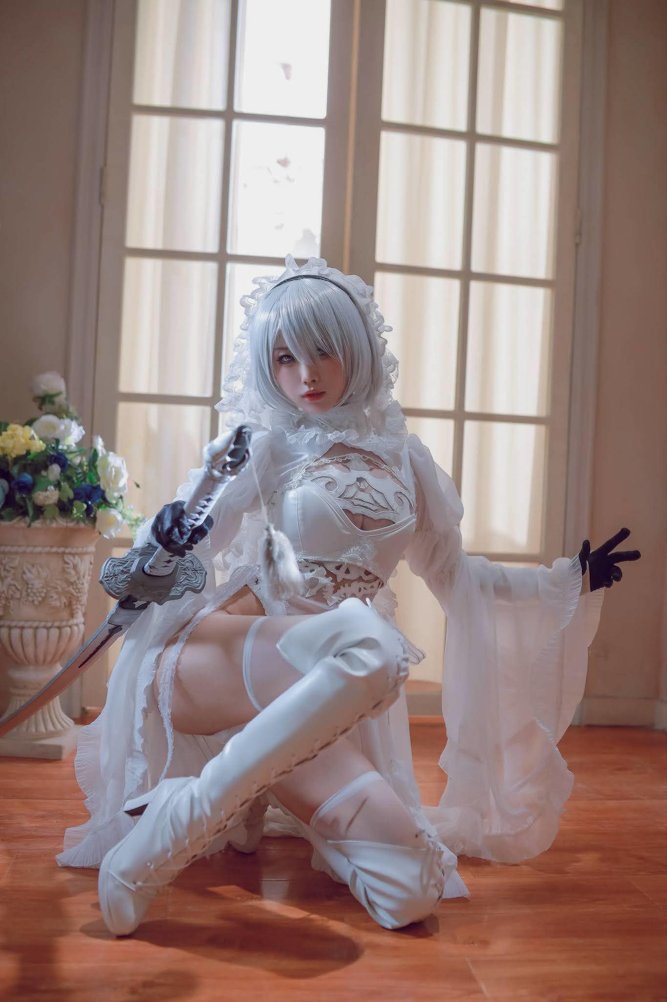 [水淼Aqua] 2B White Version NieR_Automata ニーア オートマタ 12