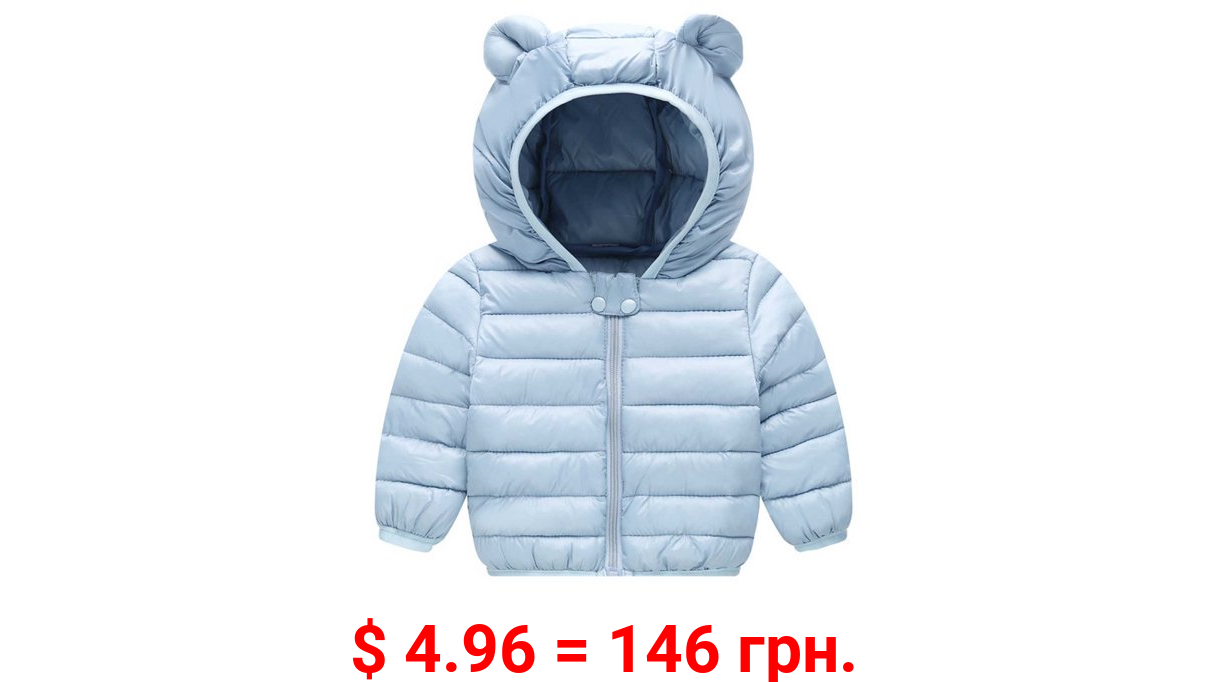 Lenago Kids Snow Down Girl Boy Winter Coat Boys Girls Thick Coat Padded Winter Jacket Clothes Down Jacket for 2-3 Years