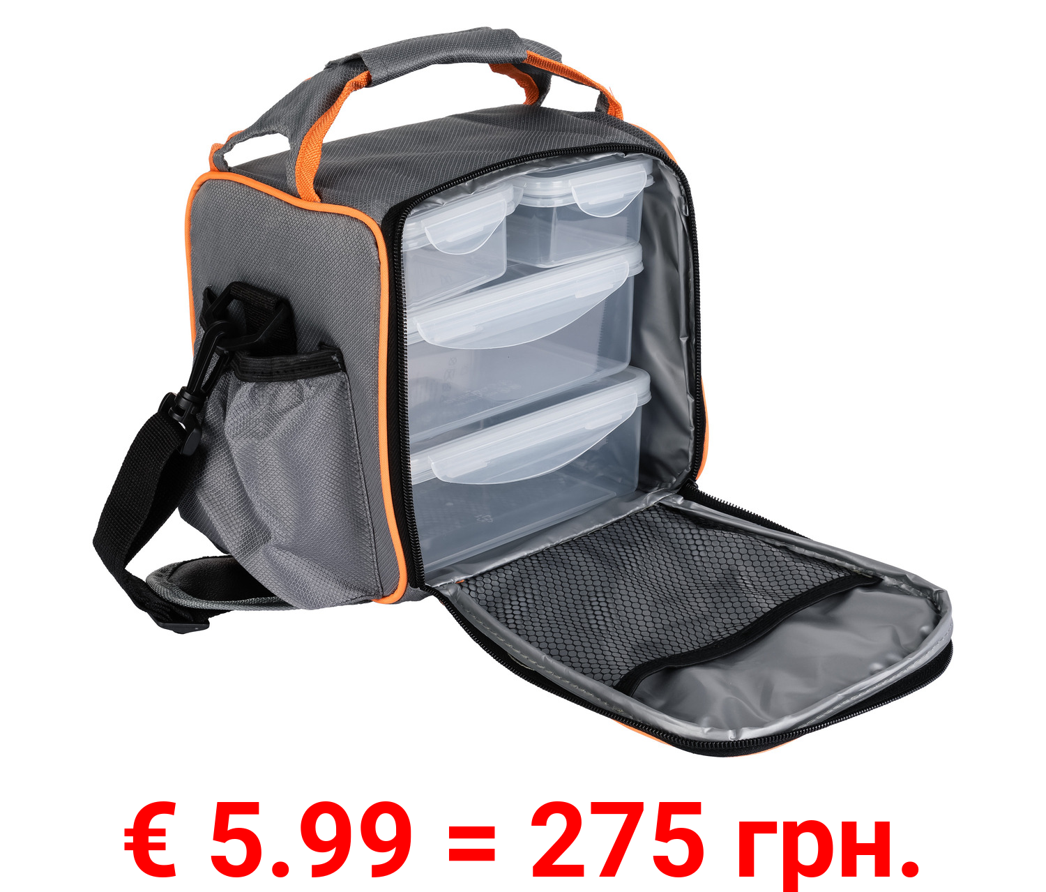 ERNESTO® Kühltasche mit Lunchboxen-Set