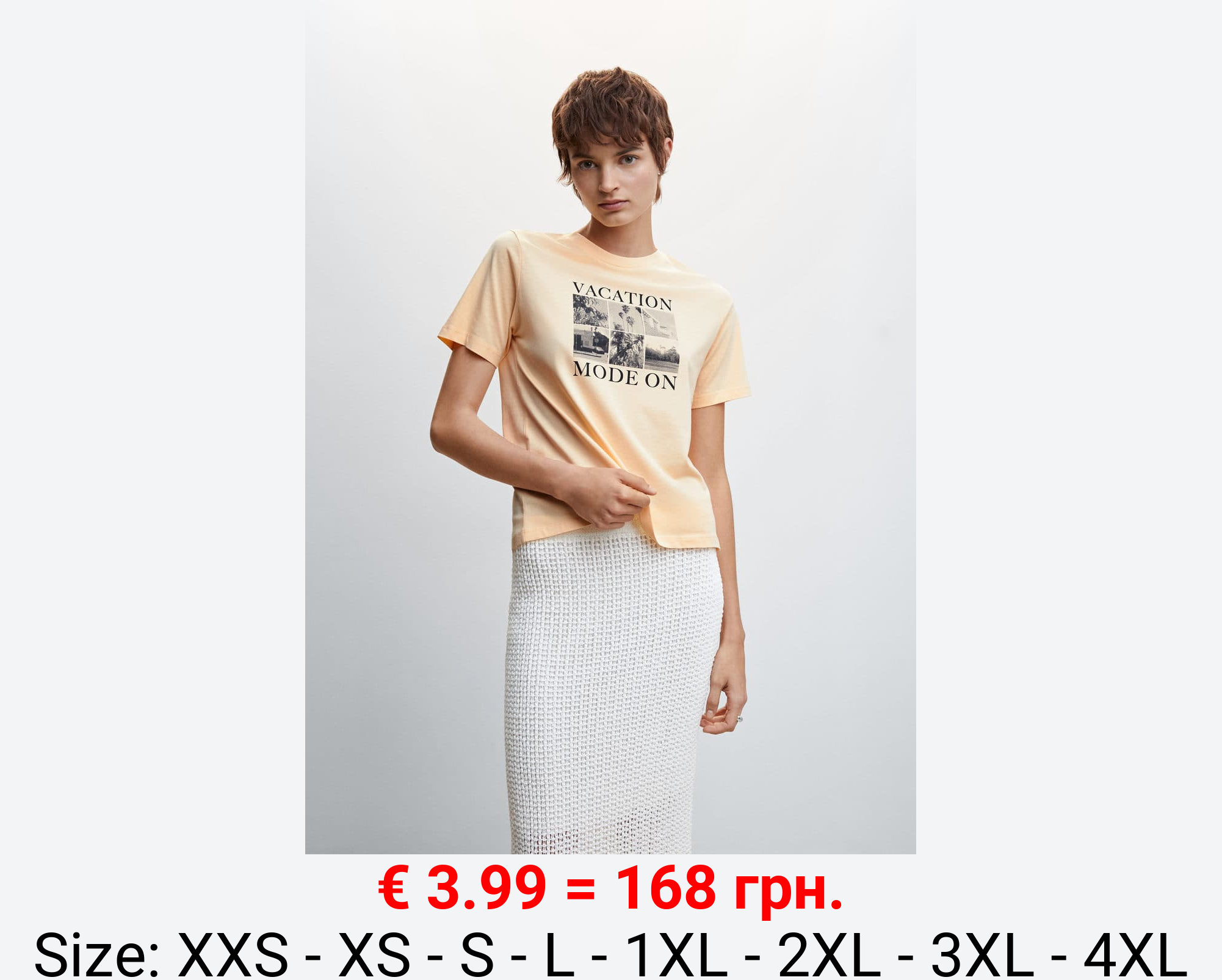 Camisa algodón estampada