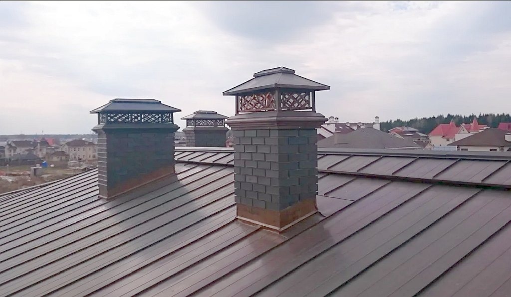 Дымники на кирпичные трубы дымохода из металла: свойства, преимущества ...