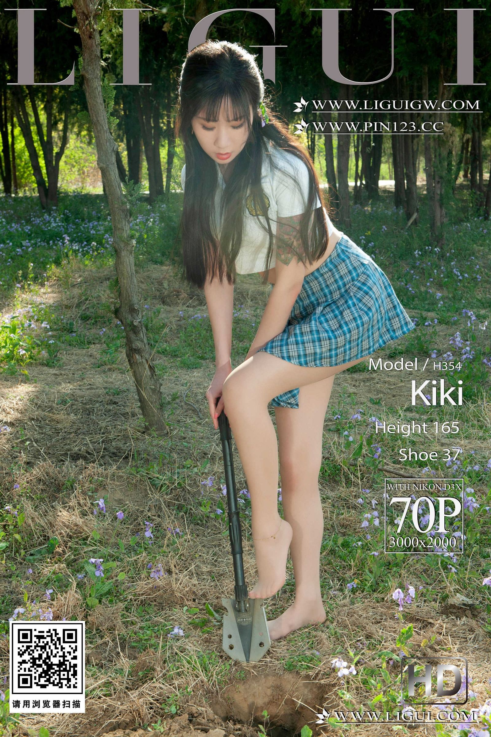 [Ligui丽柜]2024.03.11 绿水青丝 Kiki-六色网