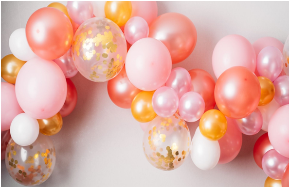 Wall Balloon Garland, Hanging, How to