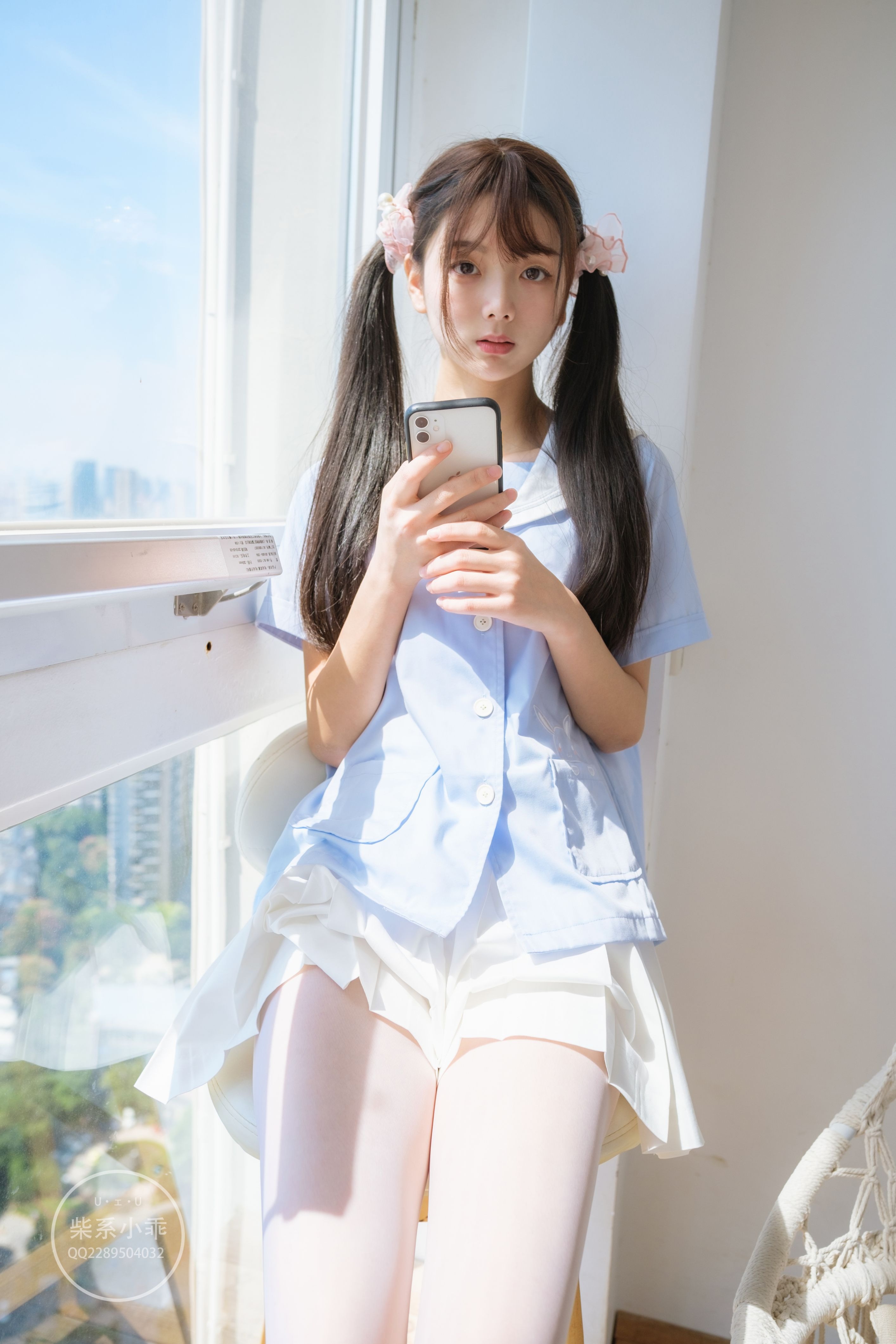 稚乖画册 - NO.01 晴空01 白丝双马尾jk [79P-600MB] 30