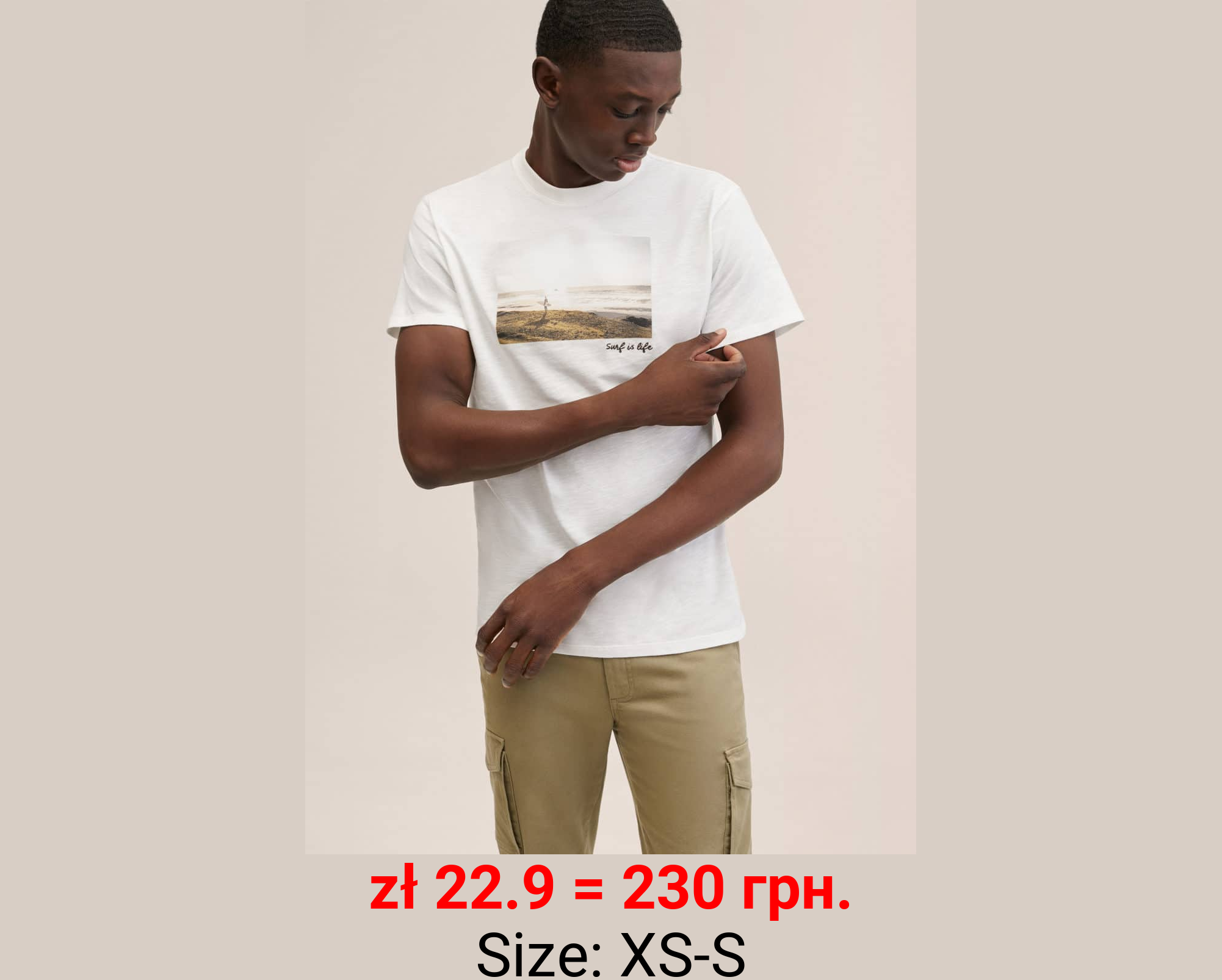 Camiseta algodón estampado