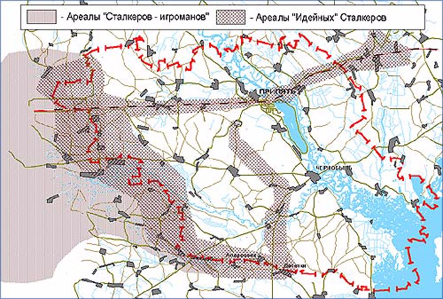 Сталкер полесье карта