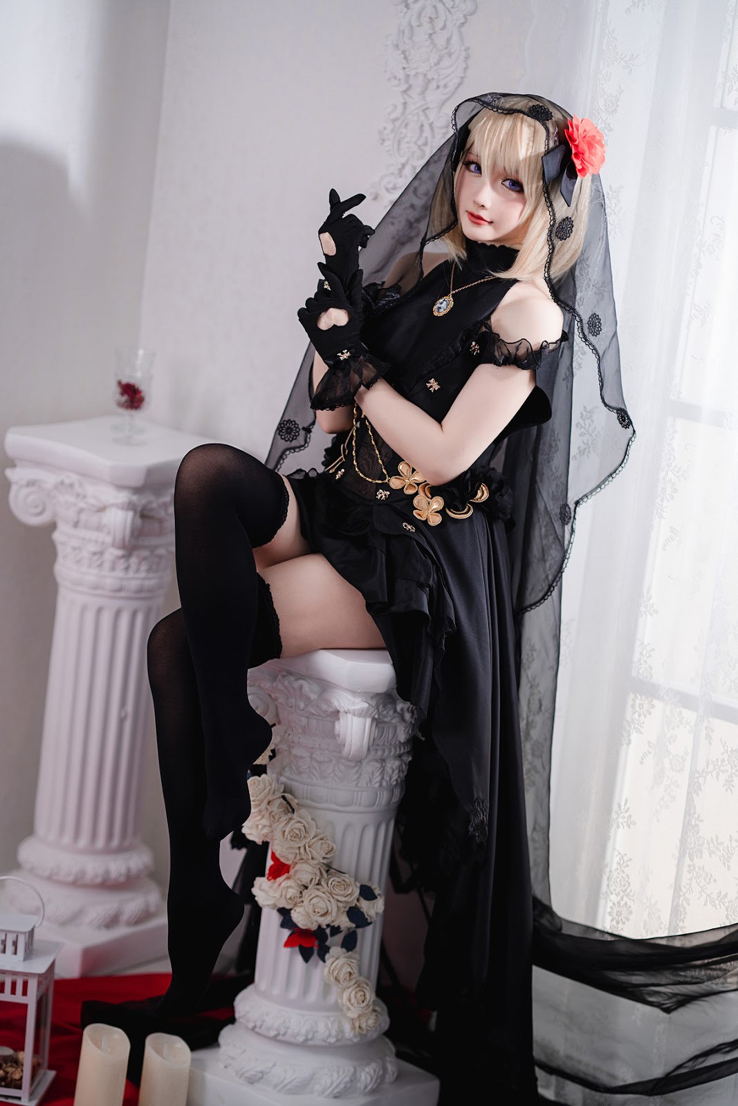 Cosplay 星之迟迟Hoshilily Z23婚纱 1