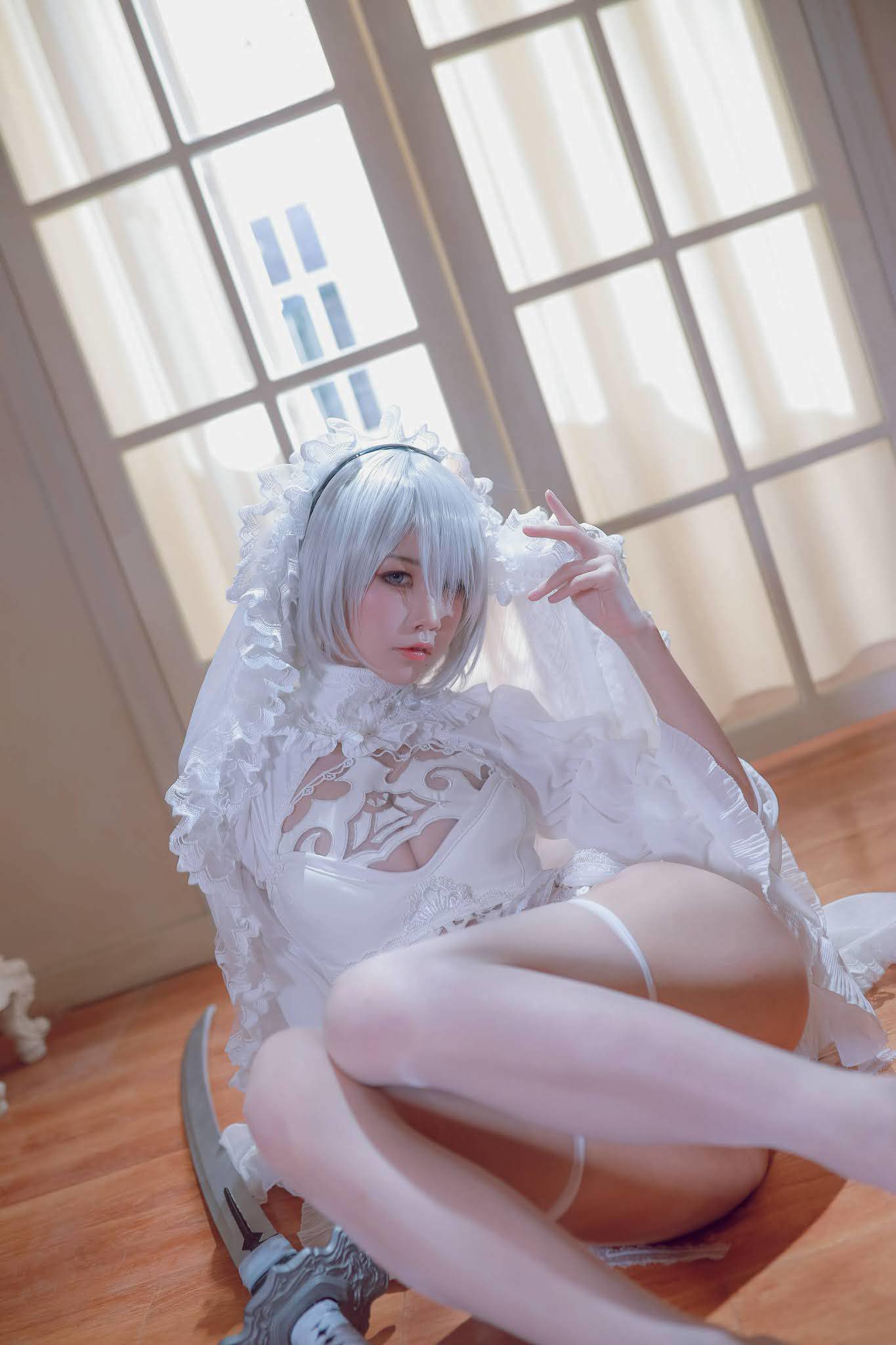 [水淼Aqua] 2B White Version NieR_Automata ニーア オートマタ 15