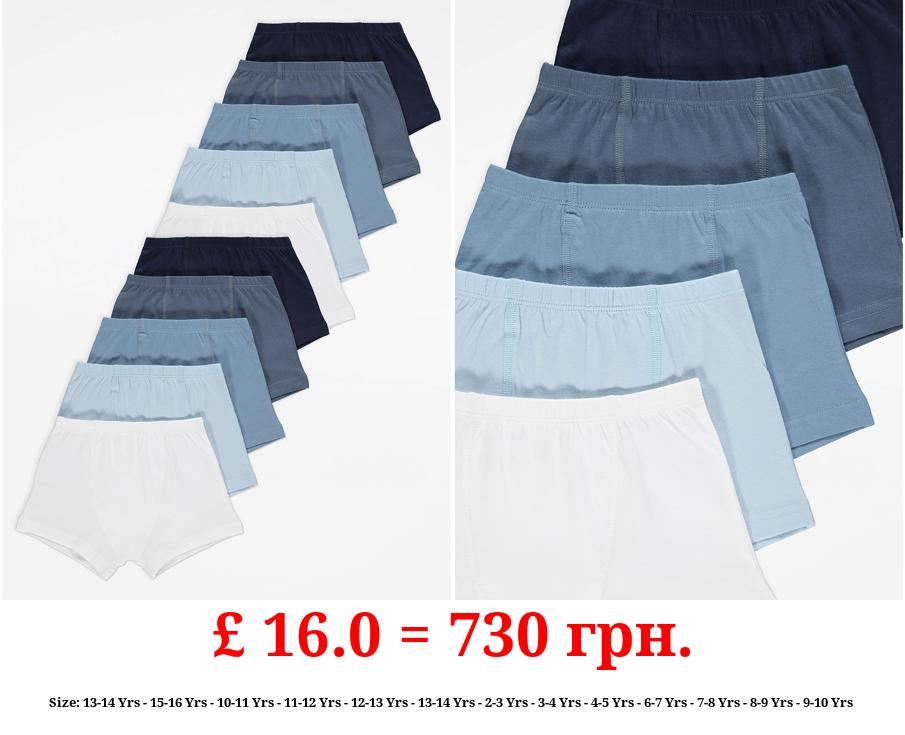 Plain Trunks 10 Pack