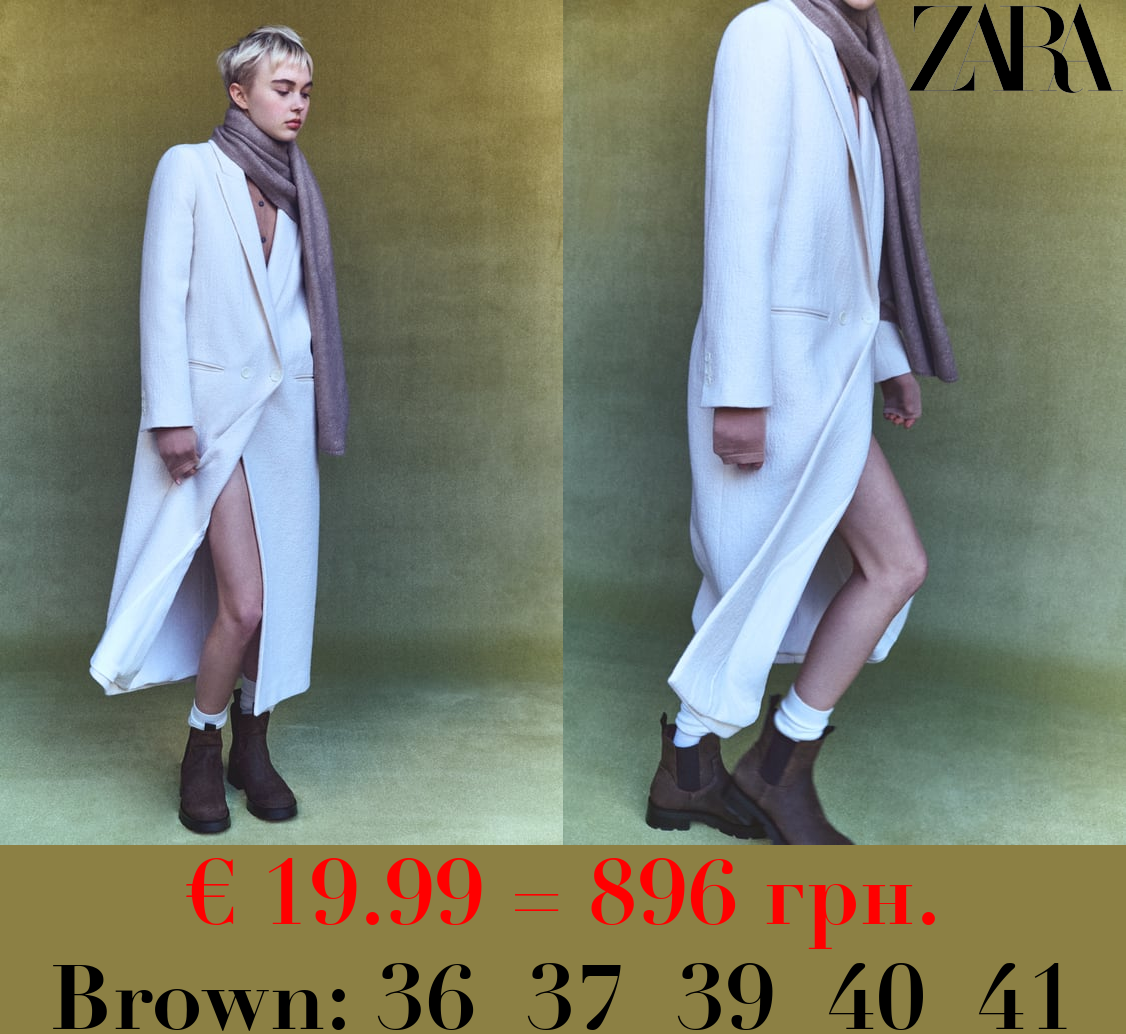 SPLIT SUEDE CHELSEA BOOTS