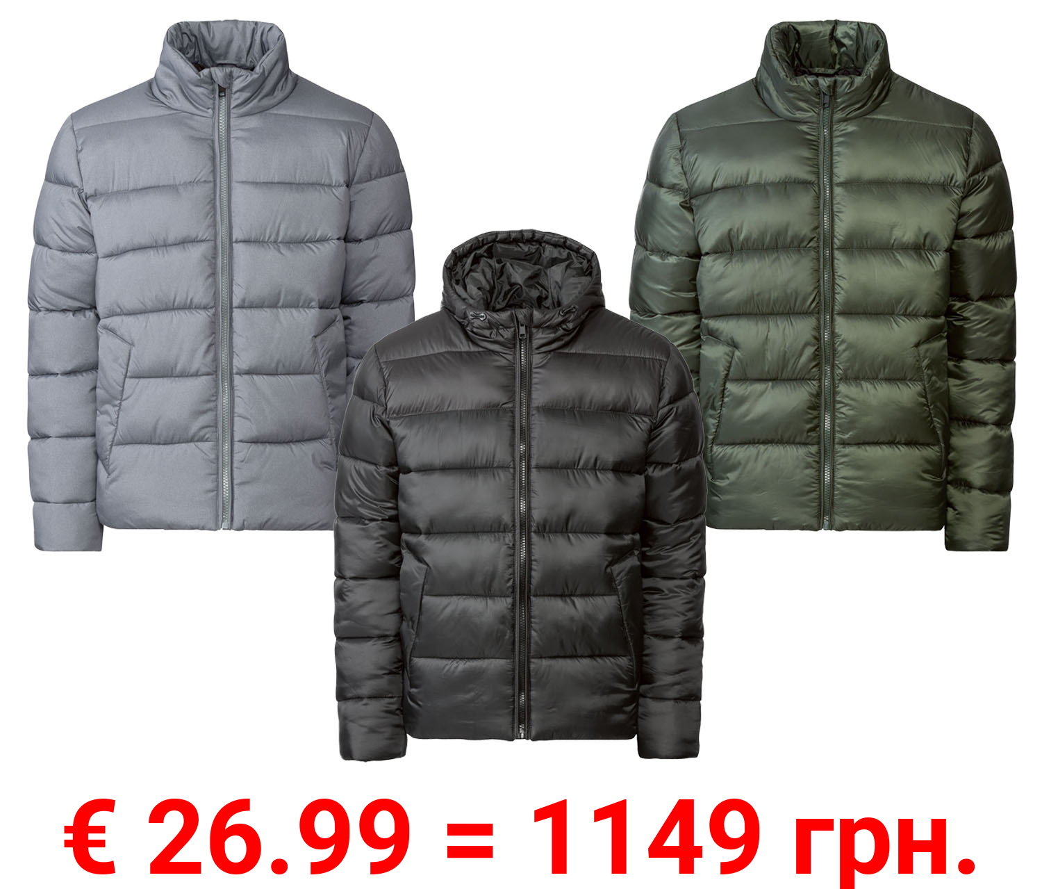 LIVERGY® Herren Steppjacke mit hervorragender Wärmeisolierung