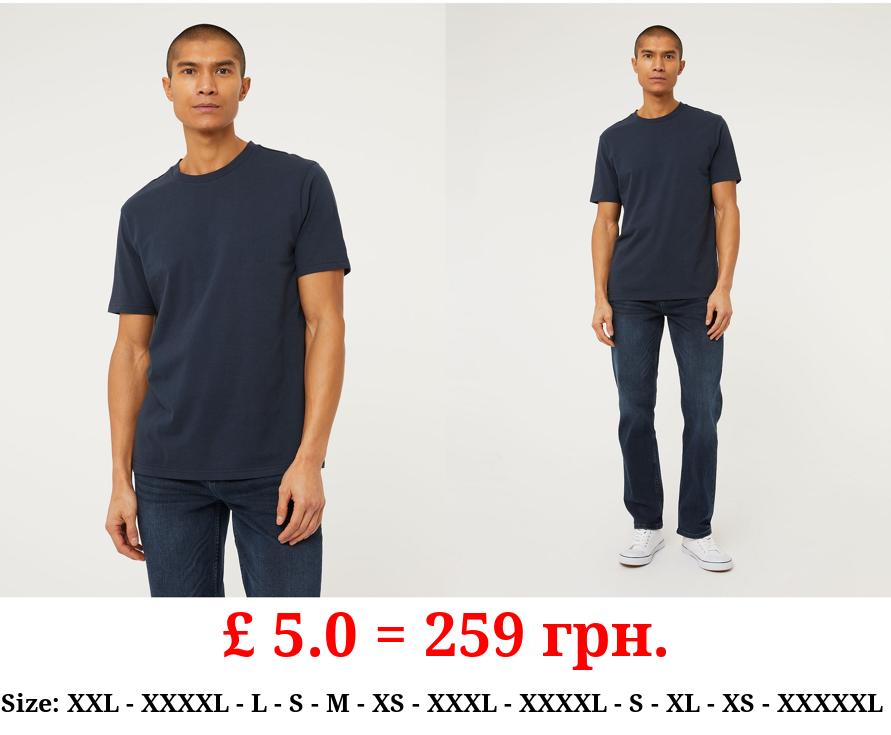 Navy Plain T-Shirt