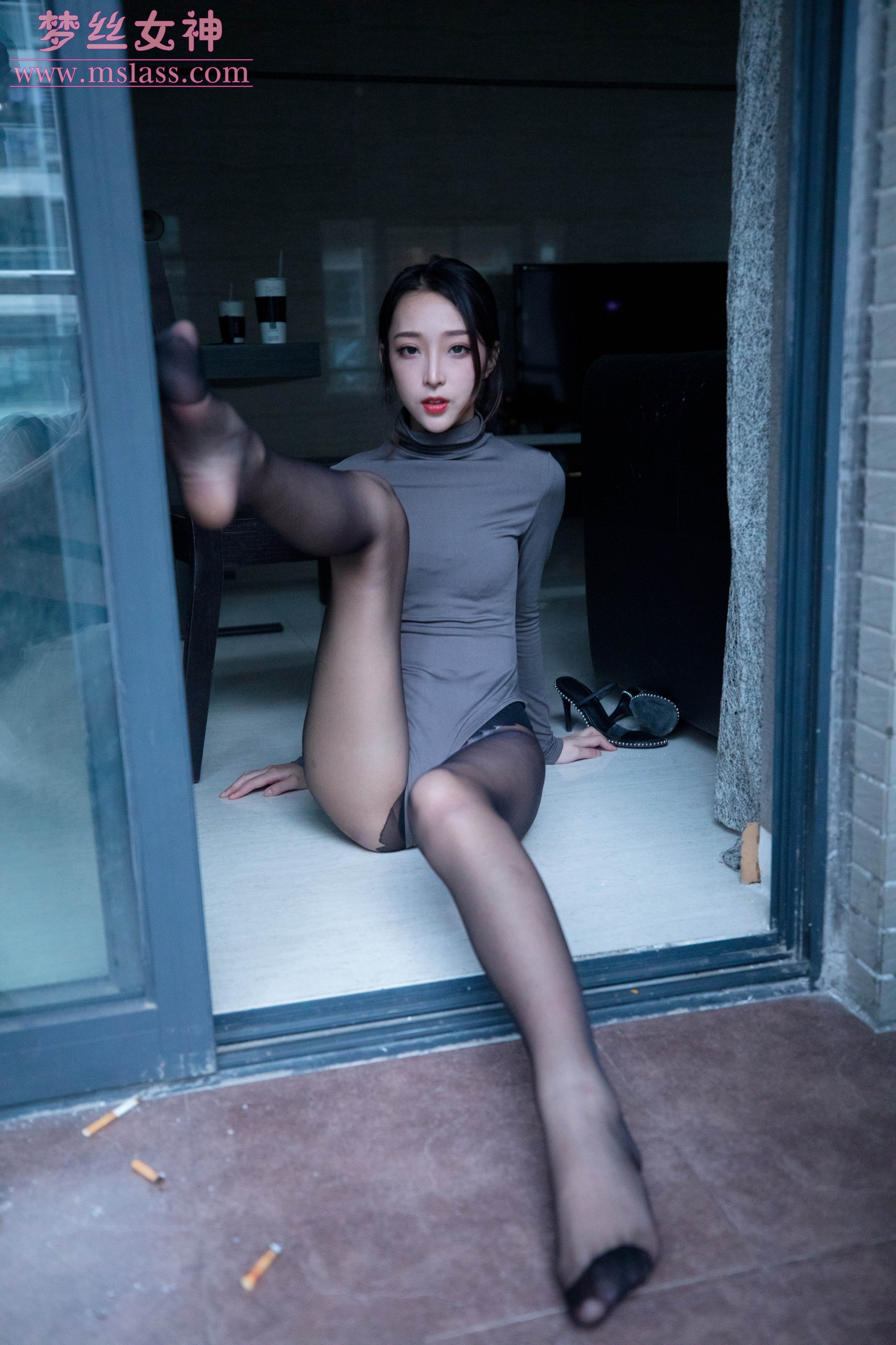 [MSLASS]梦丝女神 -  美女主播乔儿 60P 58