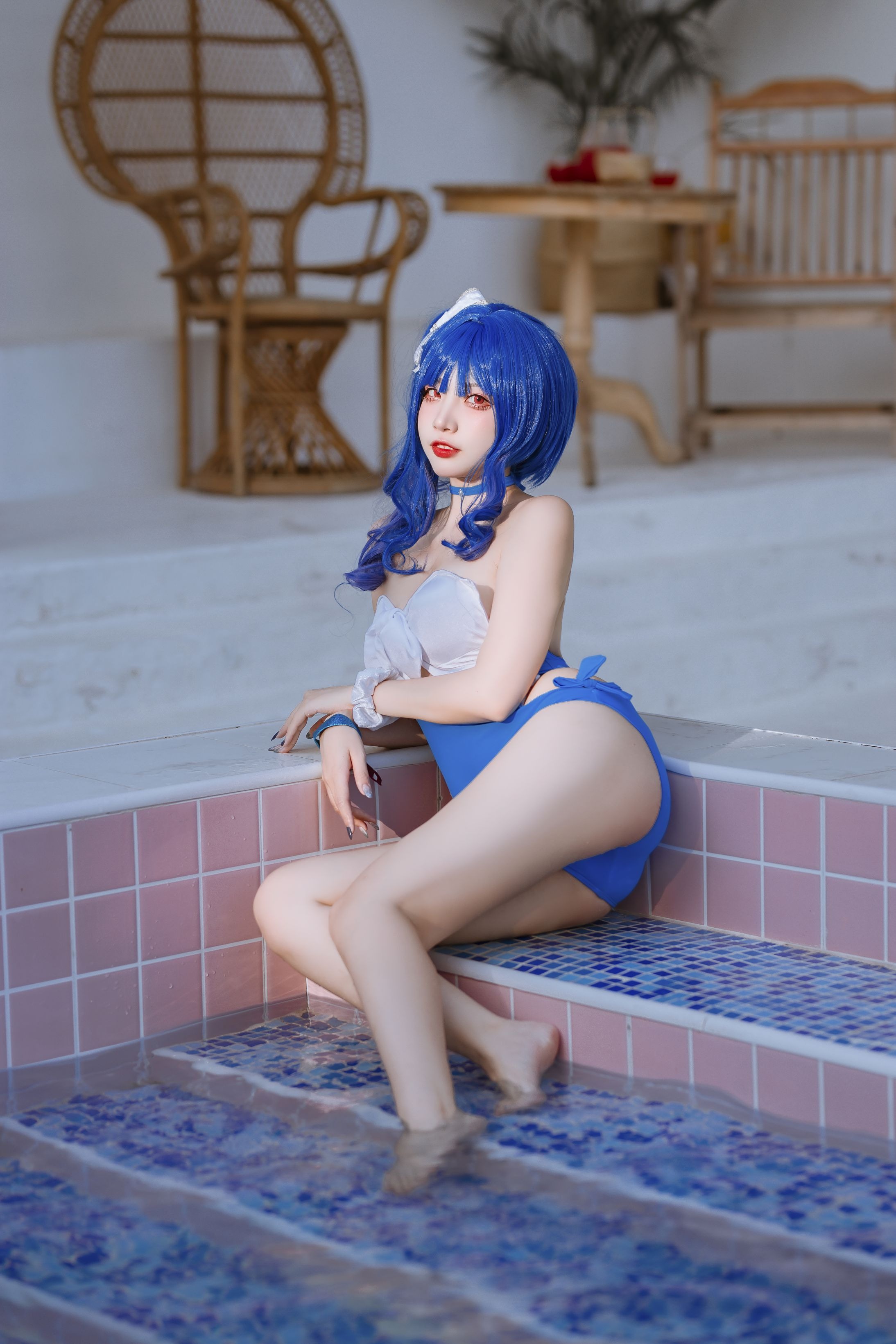 二佐Nisa 碧蓝圣路易斯泳装 [26P-267MB] 8