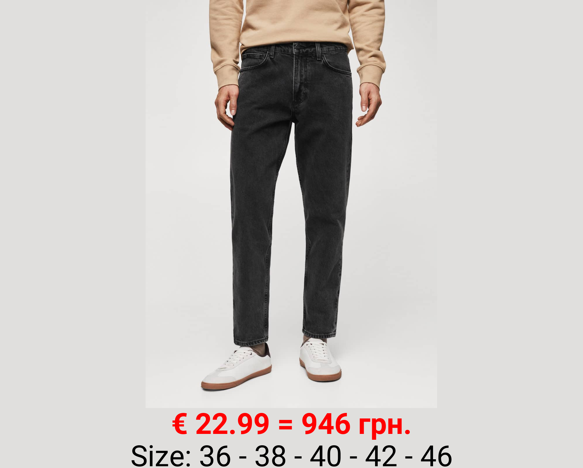 Jeans ben tapered cropped