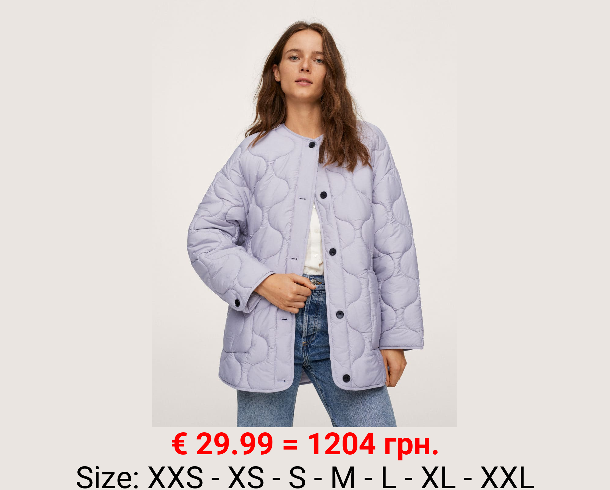 Anorak acolchado satinado