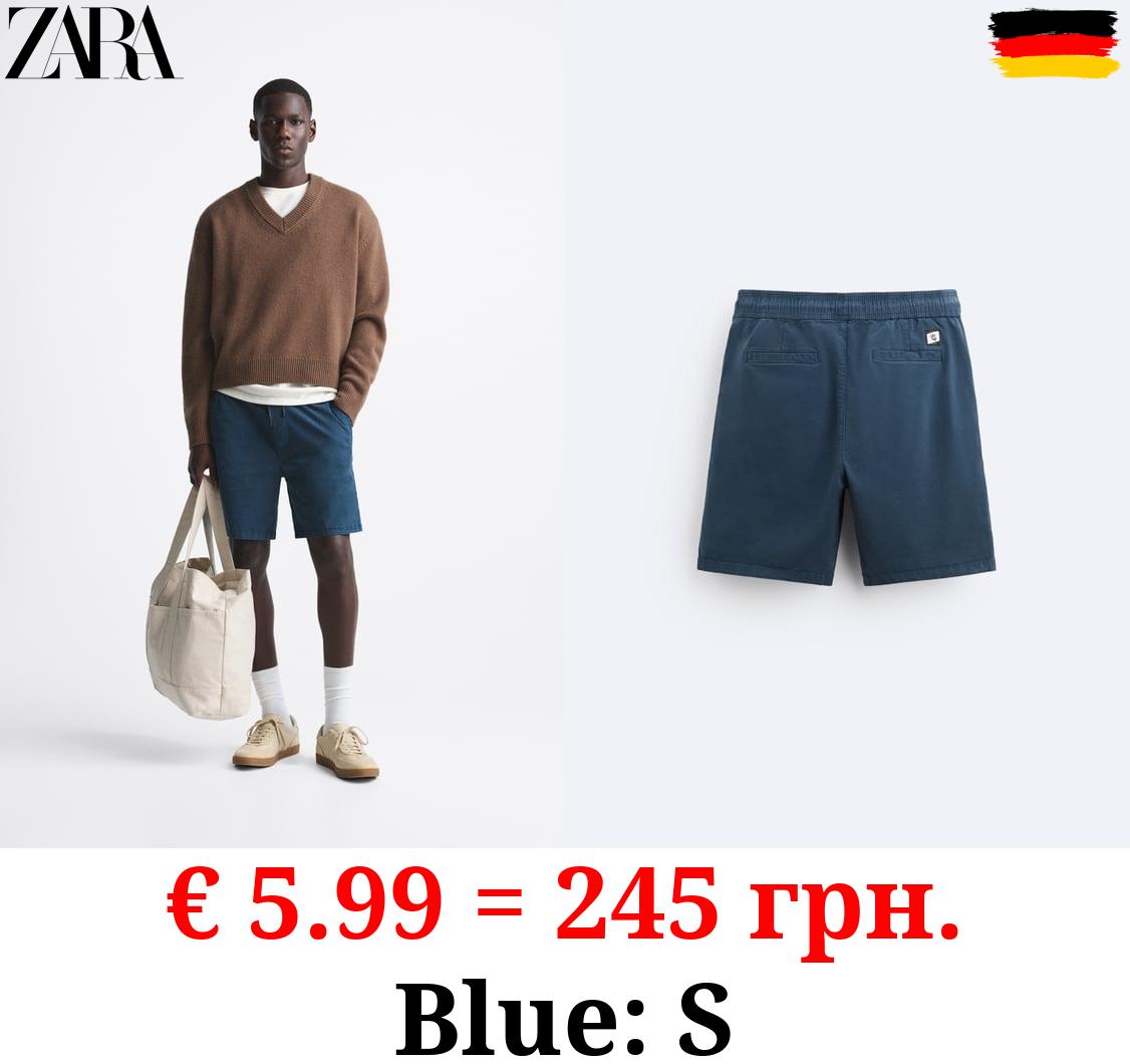 JOGGING BERMUDA SHORTS WITH ELASTIC WAISTBAND