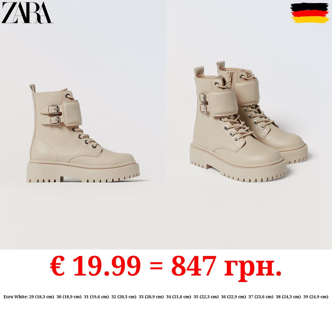 ANKLE BOOTS WITH QUILTED STRAP