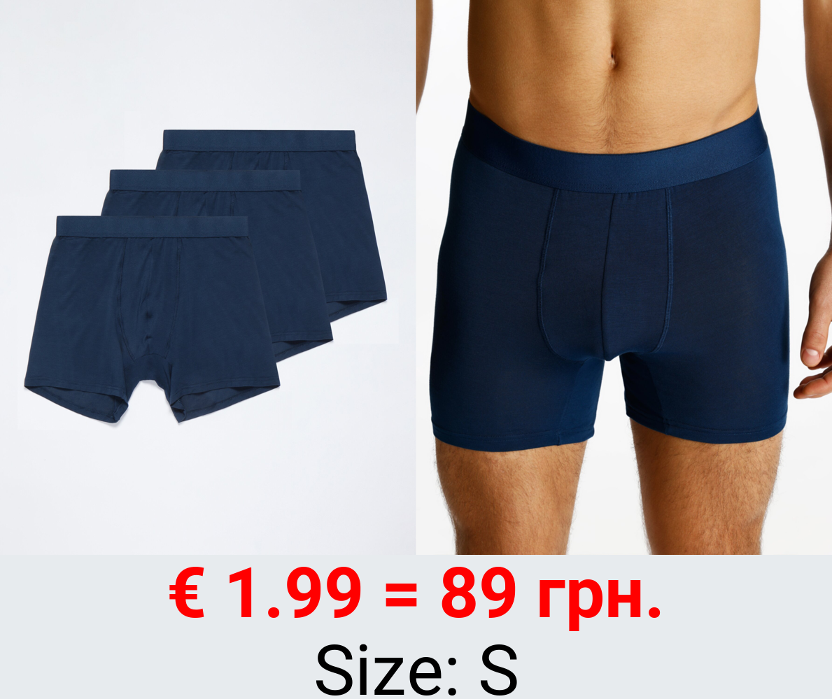 3-pack of long modal boxers