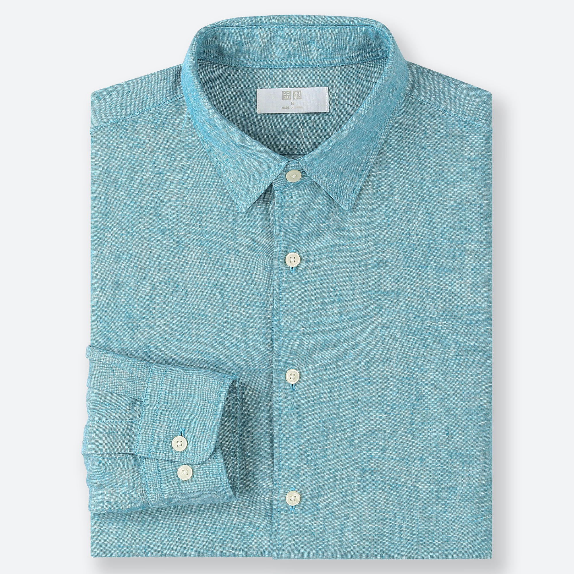 Men 100% Premium Linen Regular Fit Shirt (Regular Collar)