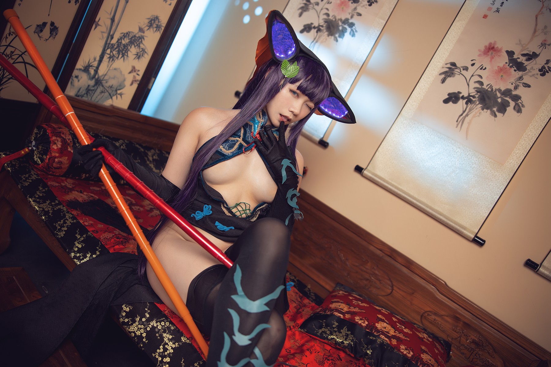 Cosplay 麻花麻花酱 杨玉环满破+二破 18