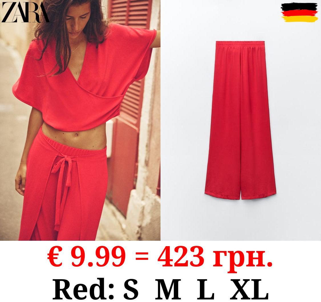 FLOWING WRAP TROUSERS