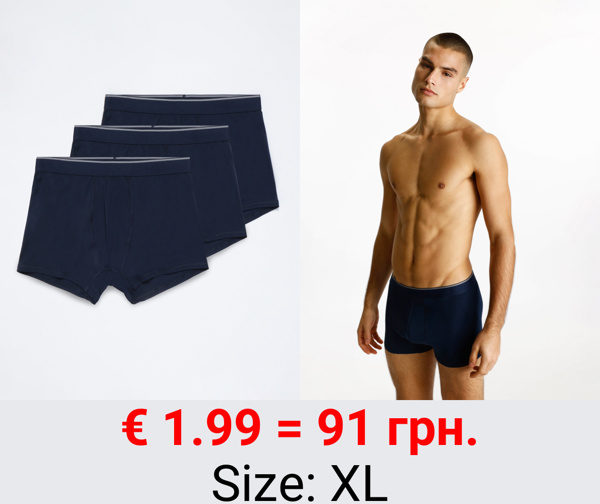3-pack of microfibre boxers