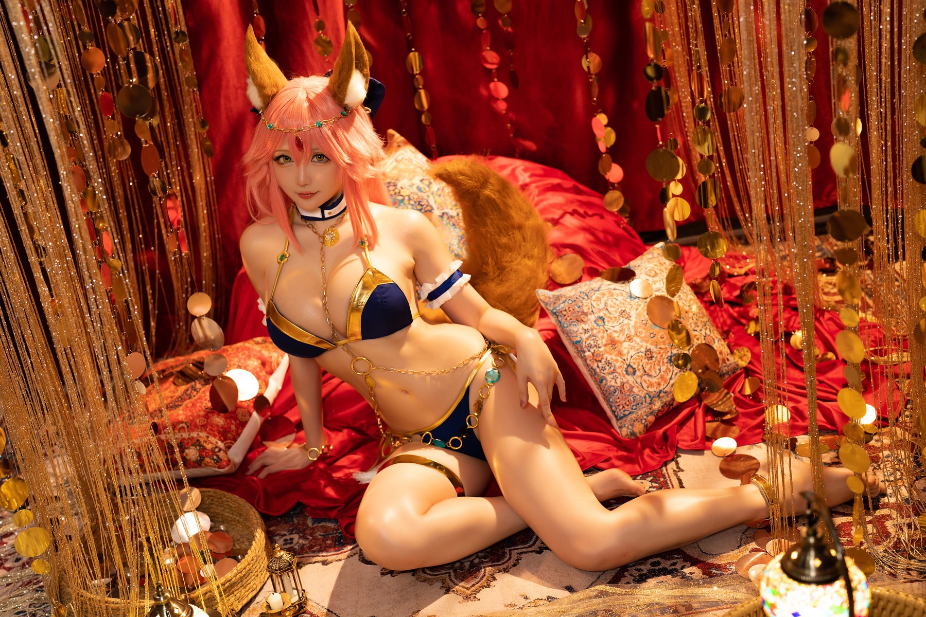 星之迟迟 Cosplay 玉藻前舞娘 35