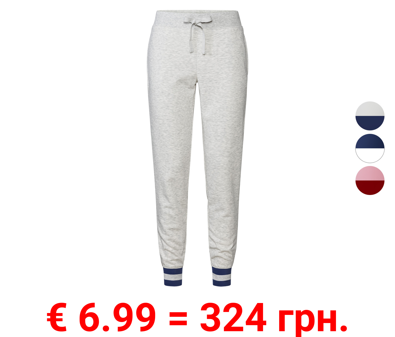 esmara® Damen Sweathose mit Bündchen am Beinabschluss