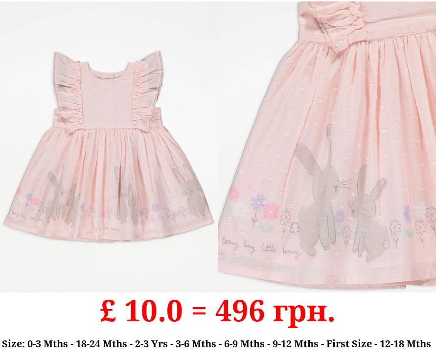 Pink Broderie Bunny Dress