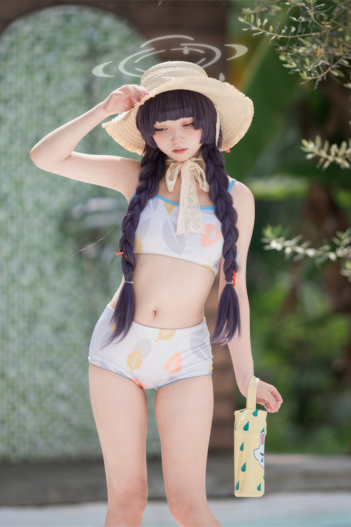 Cosplay 花铃 碧蓝档案 美游泳装 15