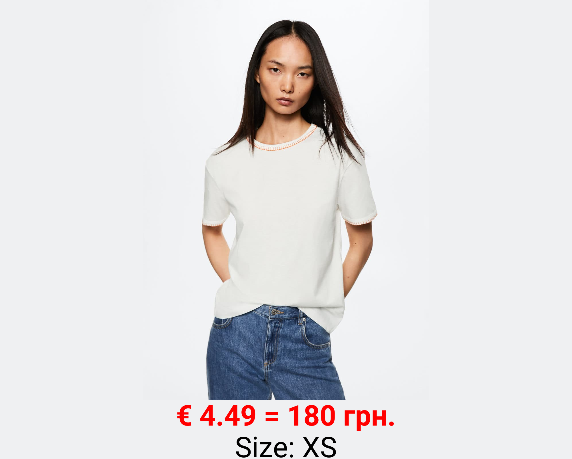 Camiseta algodón bordados