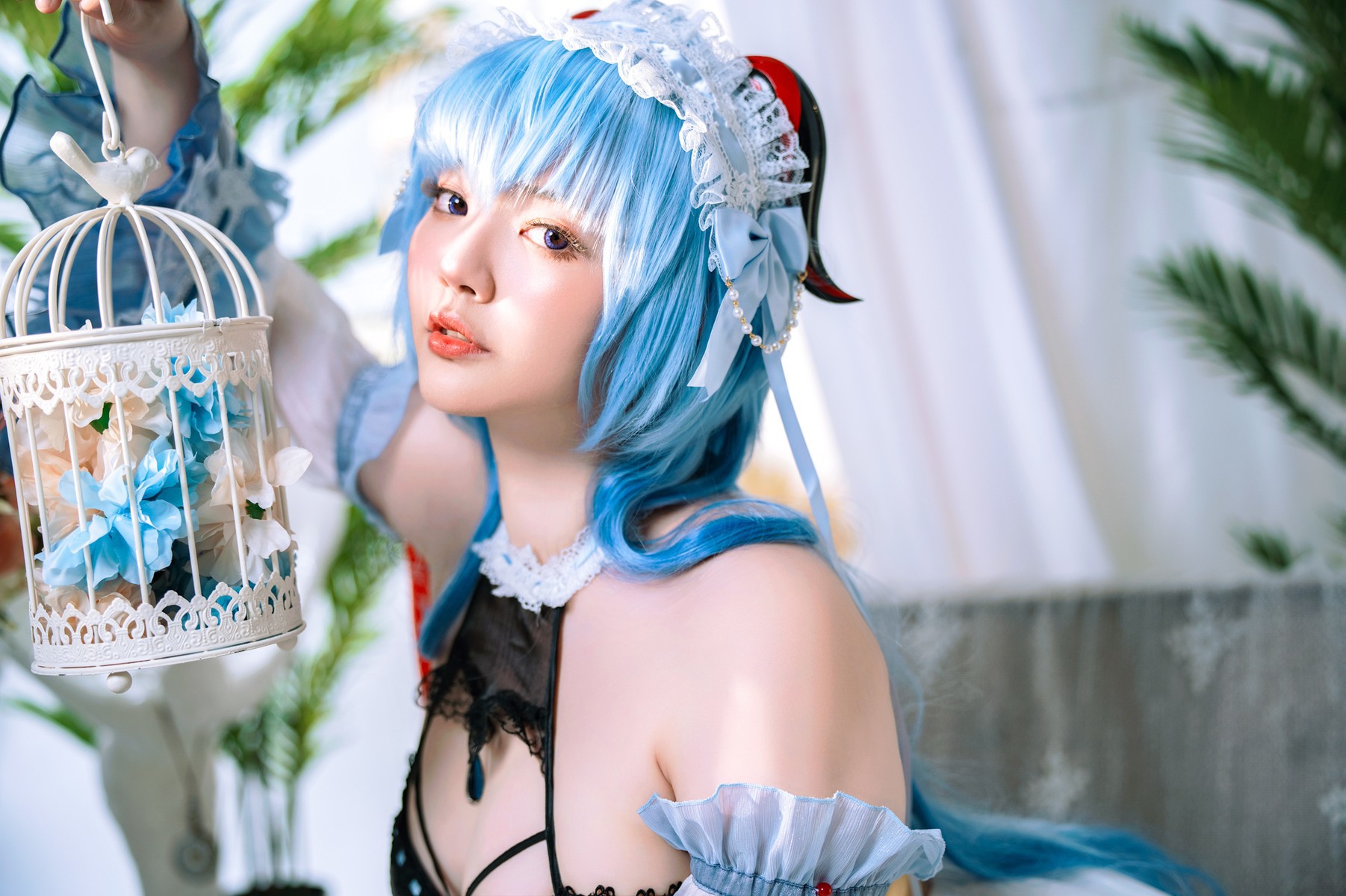 Cosplay Ying Tze 甘雨 Ganyu Maid 30