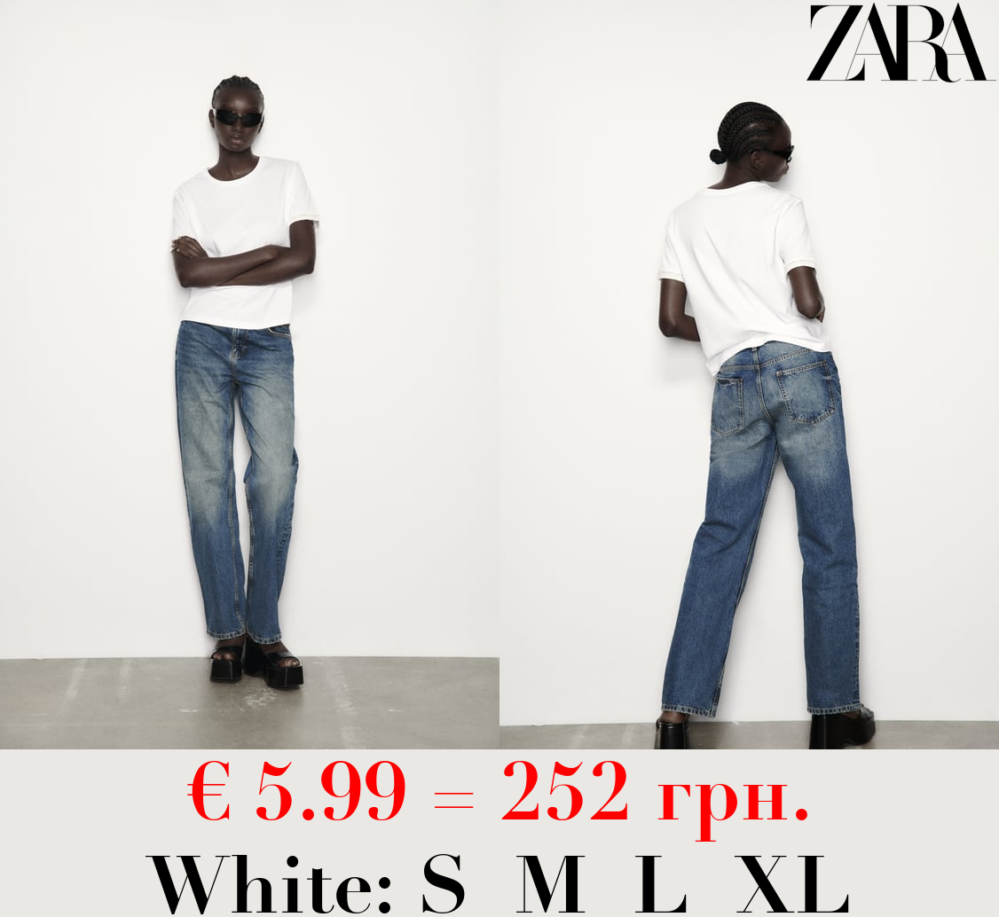 COTTON T-SHIRT WITH EMBELLISHED TRIM