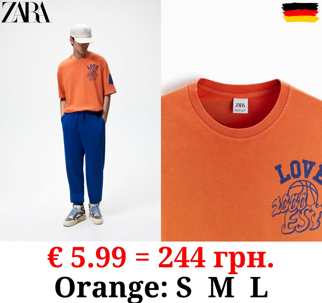 CONTRAST PRINTED T-SHIRT