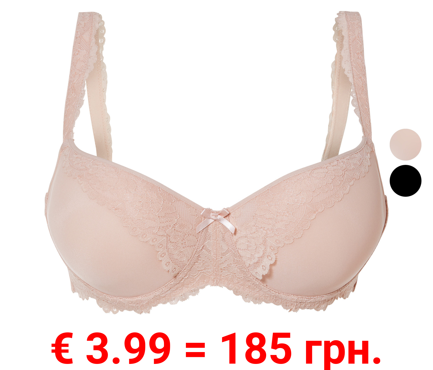 esmara® Damen Spacer-BH mit Spitze
