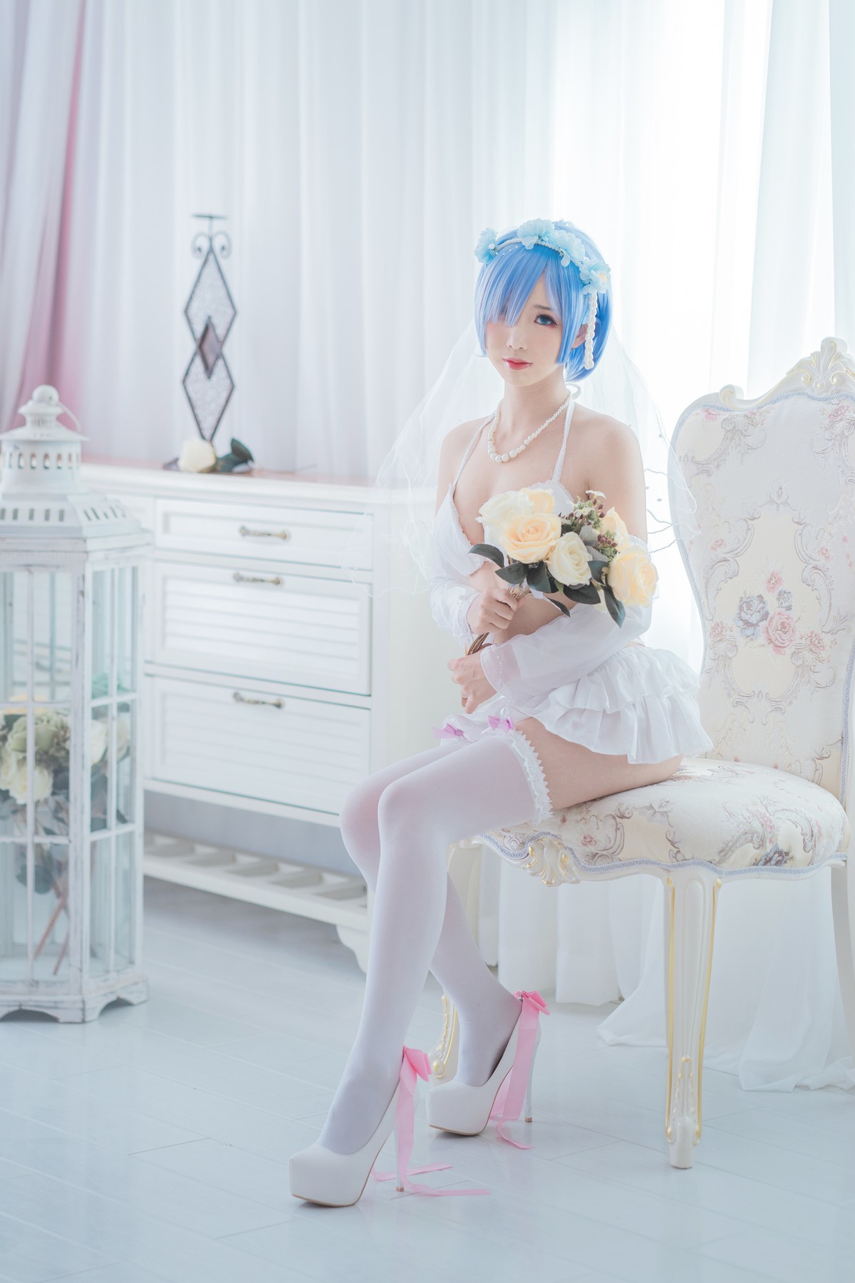 Cosplay 面饼仙儿 花嫁蕾姆 5