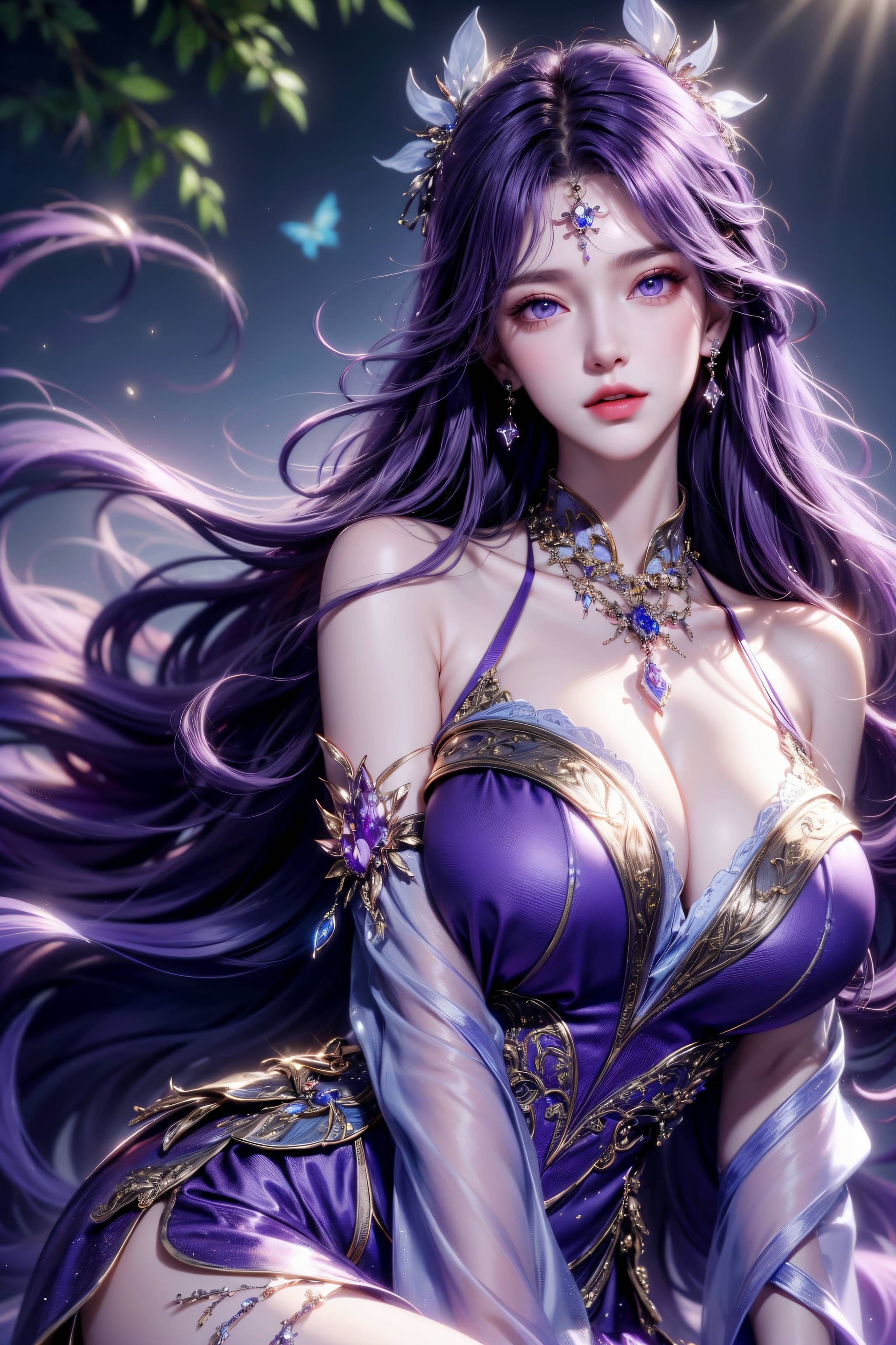 图片[22]-完美世界-云曦 蓝色弹弓衣 0302-六色网