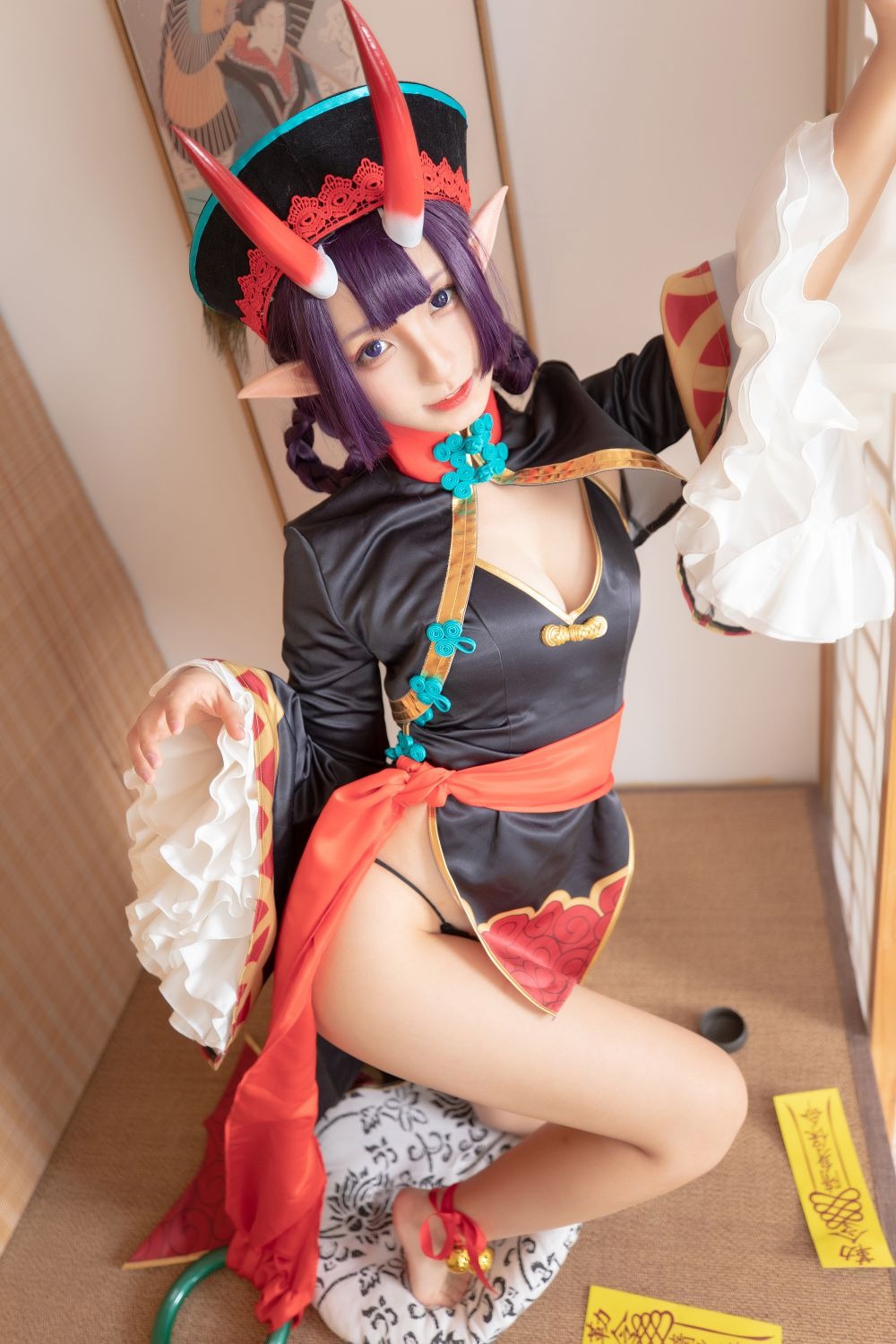 神乐坂真冬-《果実の酒気》酒吞cos[150P3V] 33