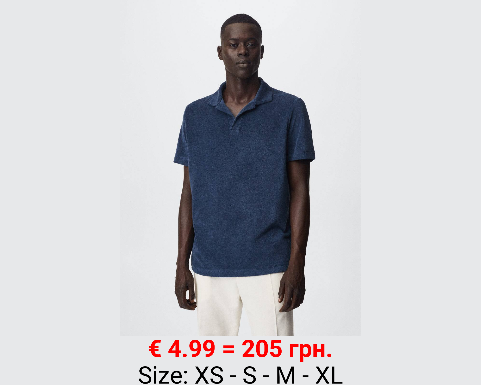 Polo algodón tejido toalla