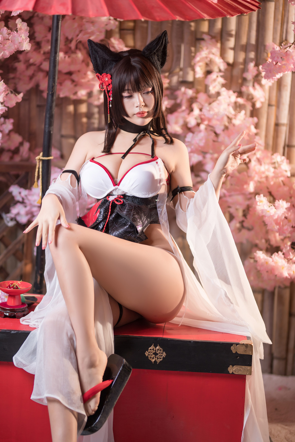 Cosplay 白烨 湿身天诚泳装 8