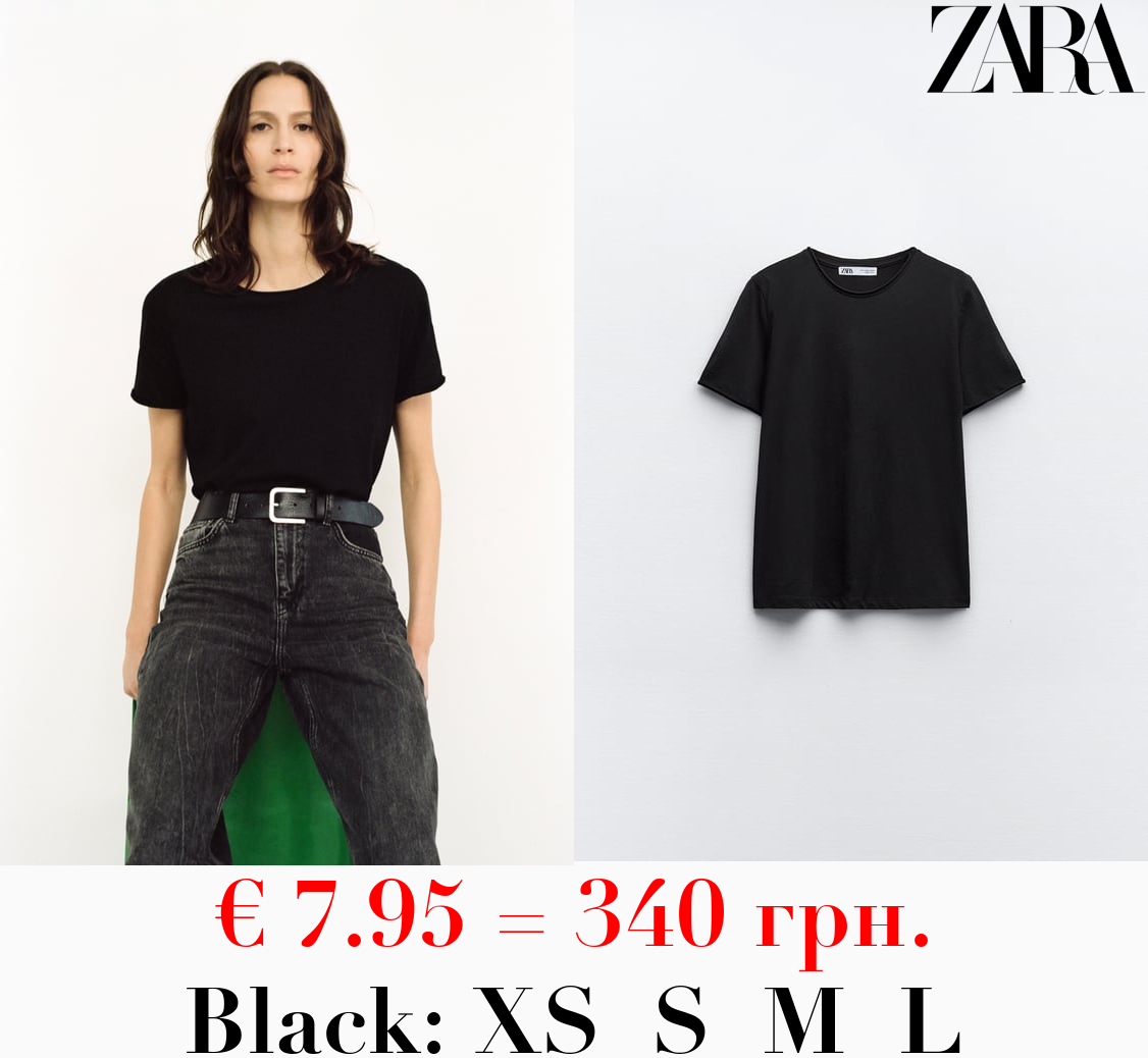 FITTED FADED T-SHIRT