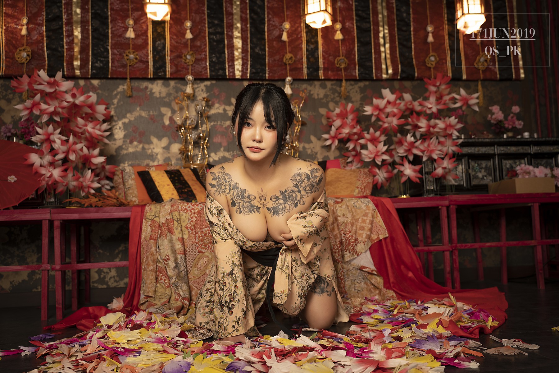 Jeon BoYeon 전보연, [SAINT Photolife] BoYeon Yukata Set.01 14