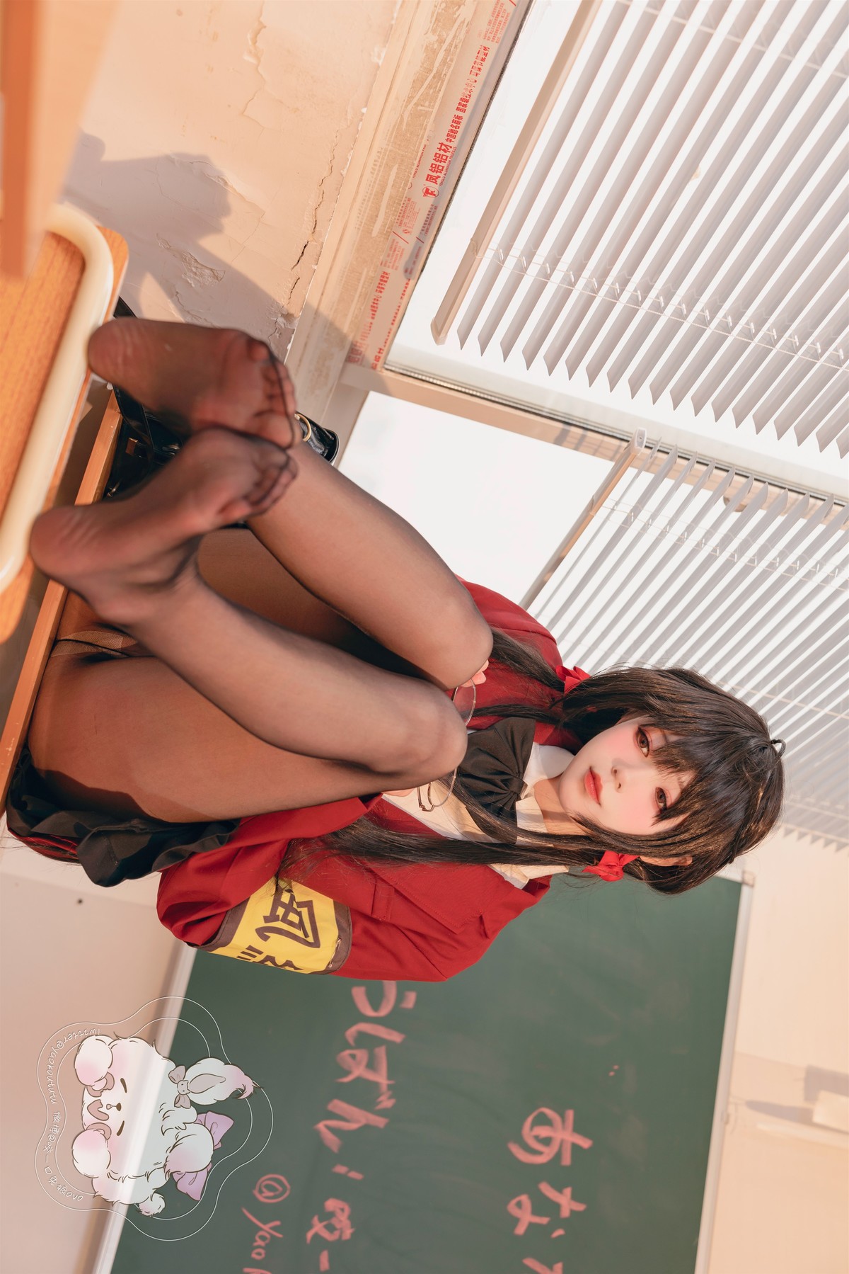 Cosplay 咬一口兔娘 风纪委员大凤 Set.01 33