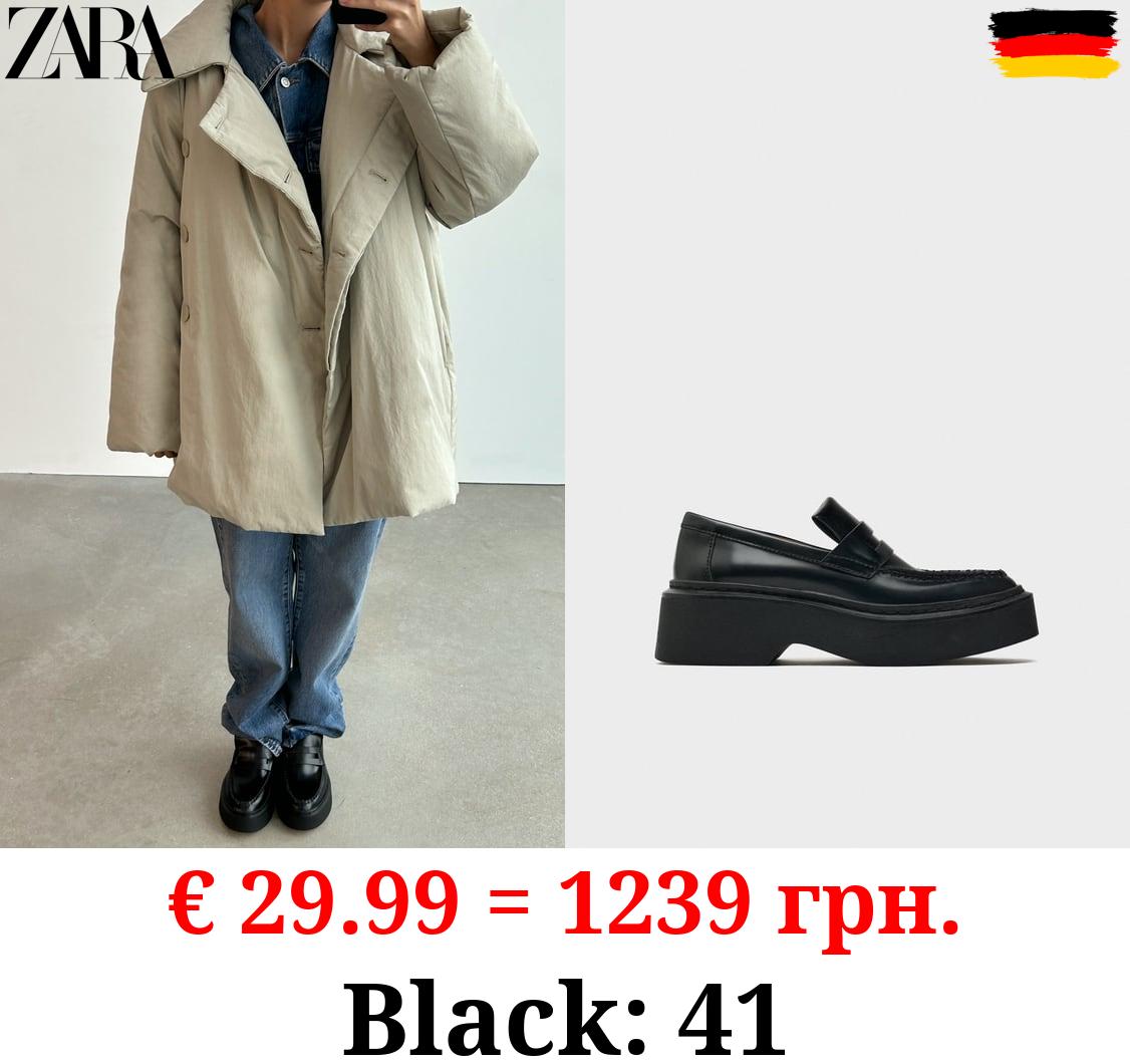 FLATFORM LEATHER LOAFERS - LIMITED EDITION