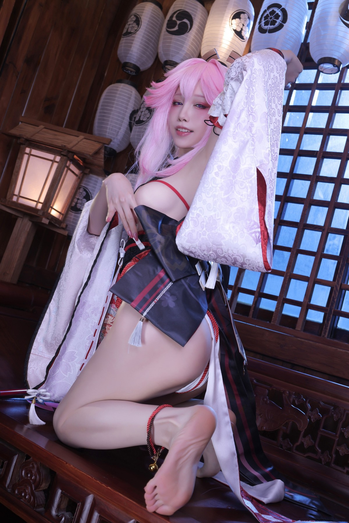 Cosplay 水淼Aqua 新原神八重神子 Set.01 30