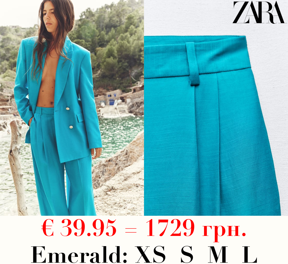 MASCULINE TROUSERS WITH DARTS