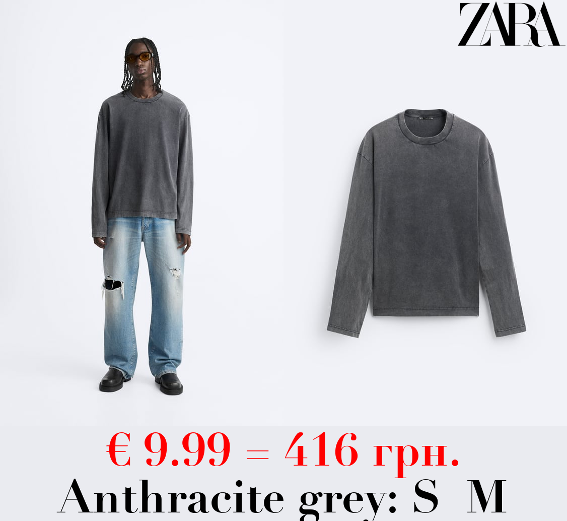 FADED LONG SLEEVE TOP